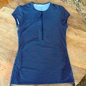 Navy Striped Rashguard